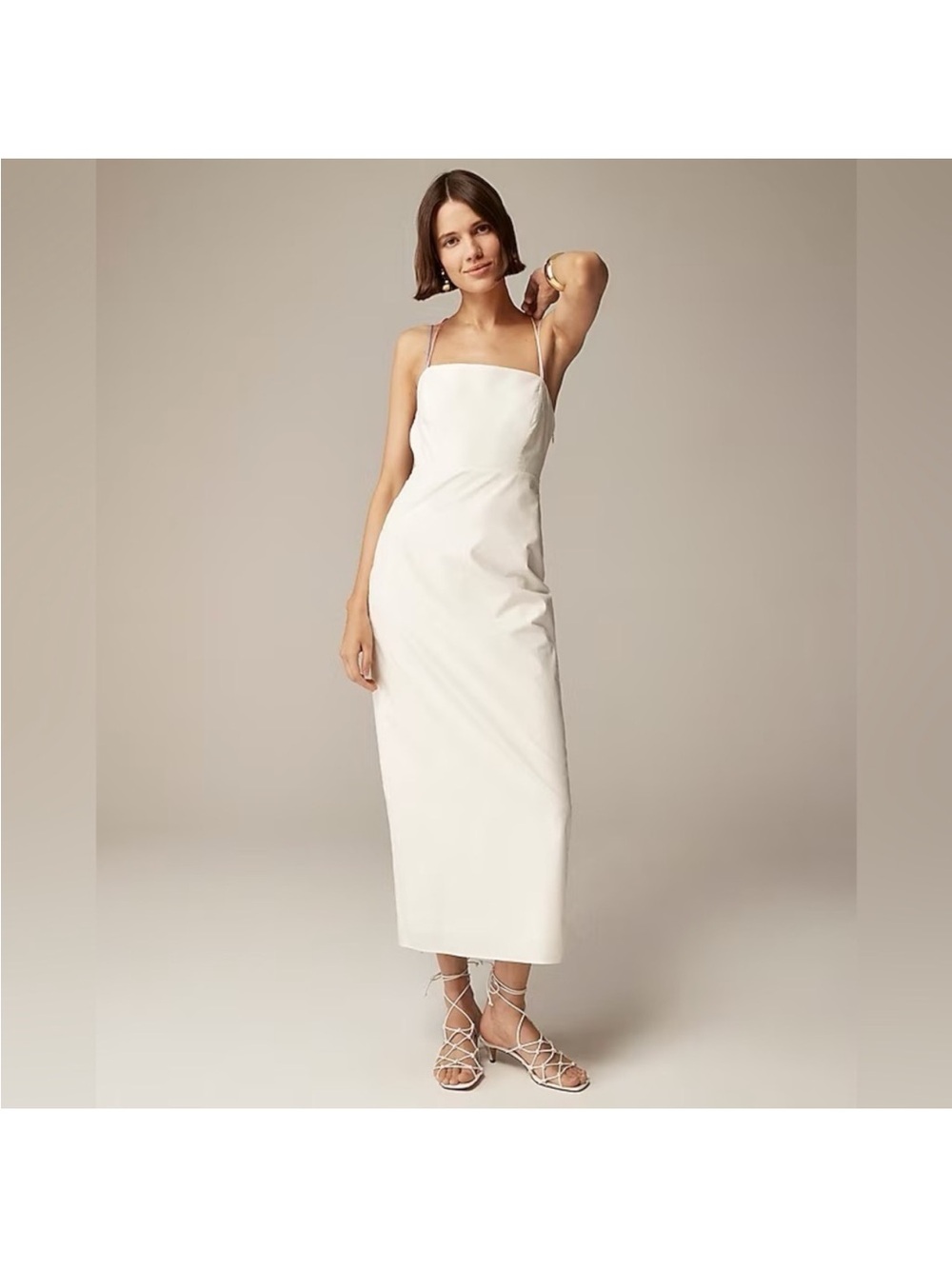 Anna‎ October© X J.Crew multistrap sheath dress